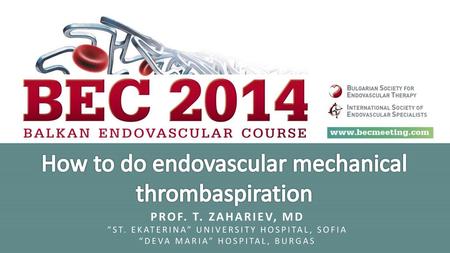 How to do endovascular mechanical thrombaspiration