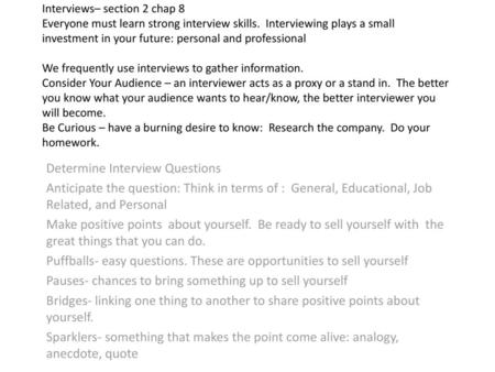 Determine Interview Questions
