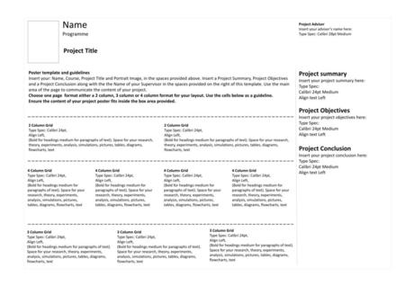 Name Project Title Project summary Project Objectives