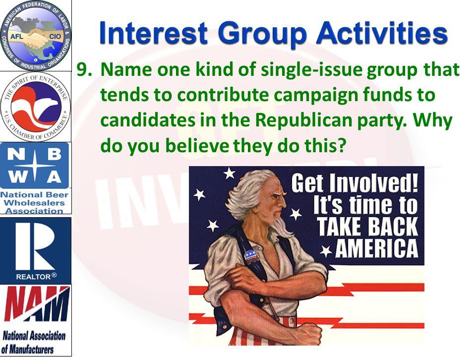 Interest Group Activities 100