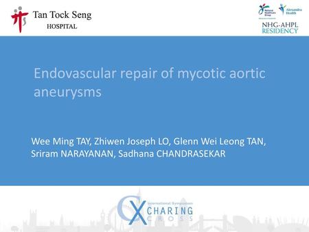 Endovascular repair of mycotic aortic aneurysms