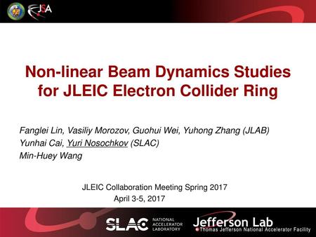 Non-linear Beam Dynamics Studies for JLEIC Electron Collider Ring