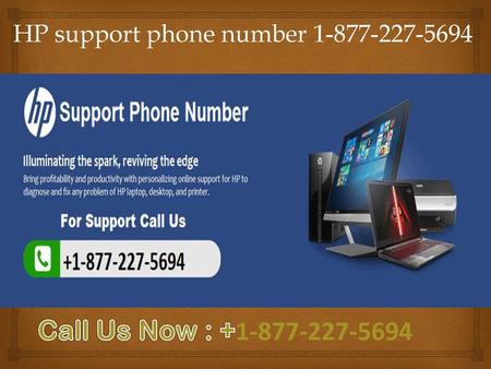 HP support phone number