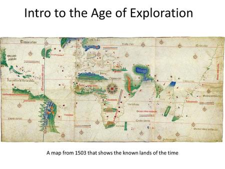 Intro to the Age of Exploration