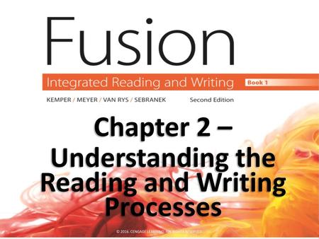 Understanding the Reading and Writing Processes
