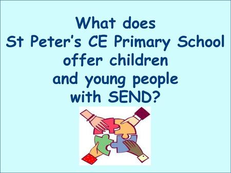 St Peter’s CE Primary School