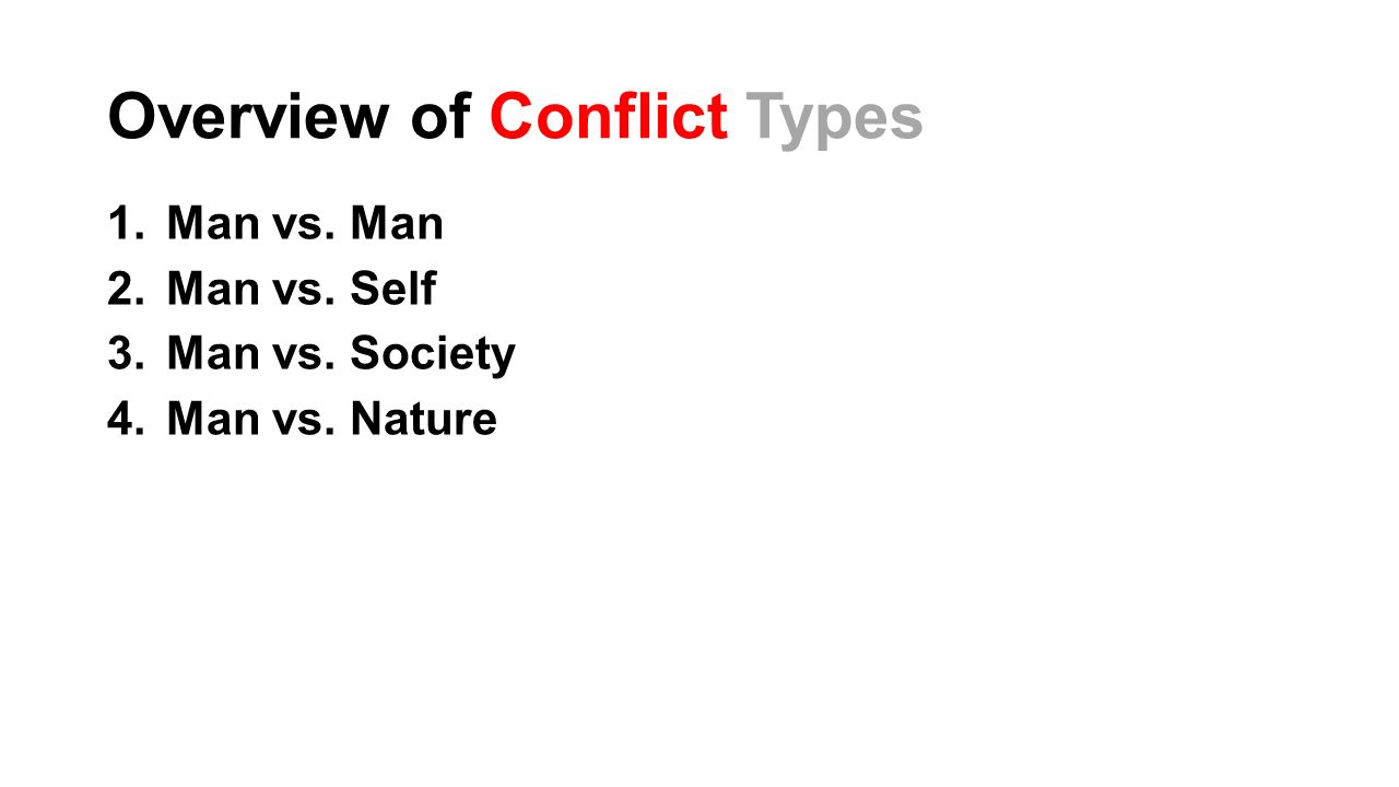 conflict types