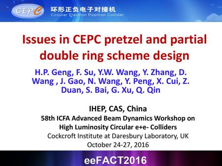 Issues in CEPC pretzel and partial double ring scheme design