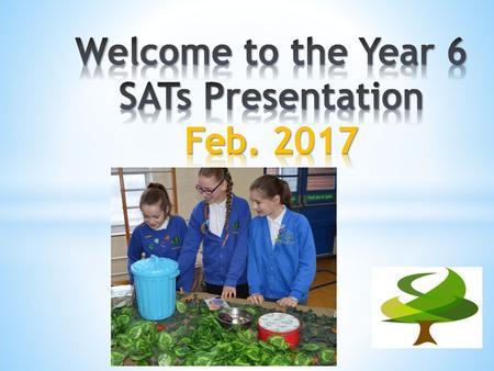 Welcome to the Year 6 SATs Presentation Feb. 2017
