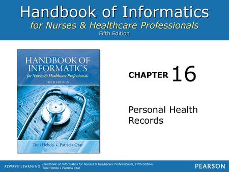 16 Personal Health Records.