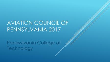 Aviation Council of Pennsylvania 2017