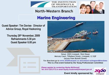 Marine Engineering North-Western Branch