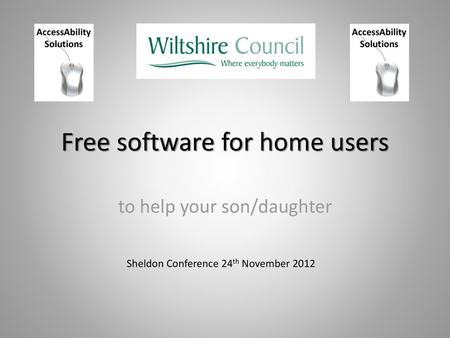 Free software for home users