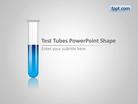 Test Tubes PowerPoint Shape