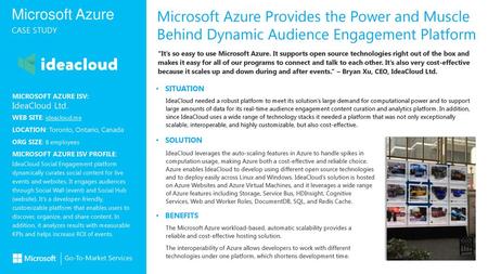 “It’s so easy to use Microsoft Azure