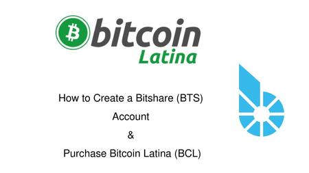 How to Create a Bitshare (BTS) Account