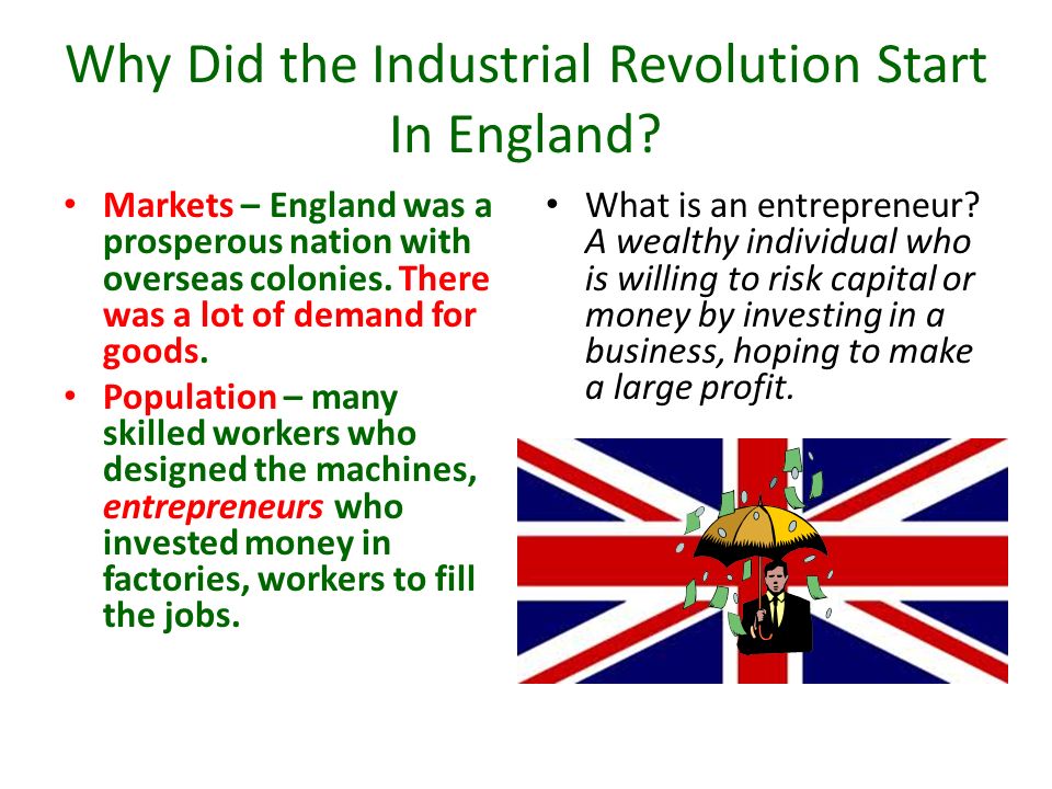 when and where did the industrial revolution began