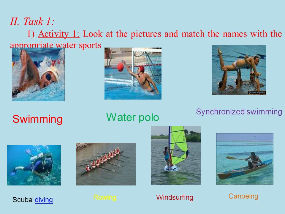 Water Sport Name 2