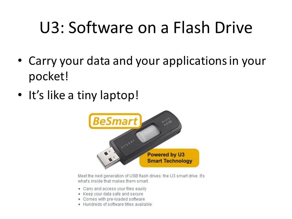 Programs For U3 Smart Drives