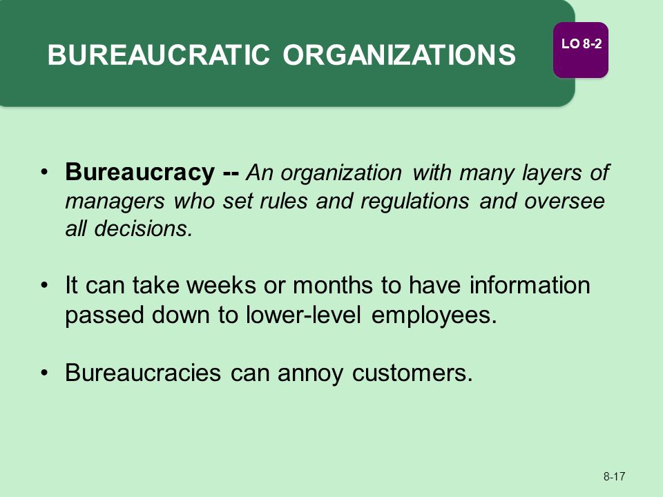 4 characteristics of bureaucracy