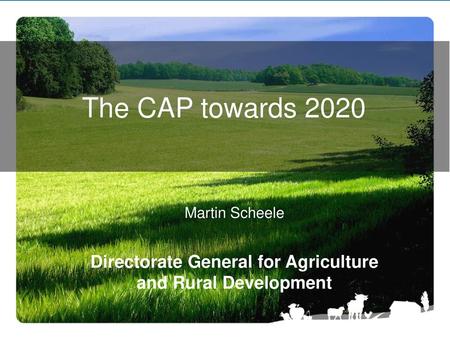 Directorate General for Agriculture and Rural Development