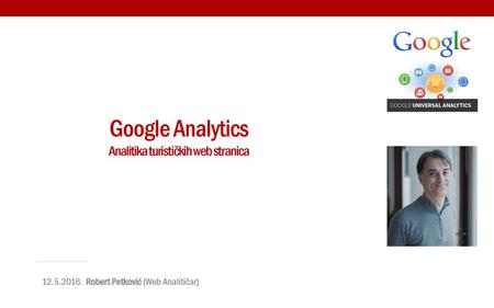 Google Analytics Analitika turističkih web stranica