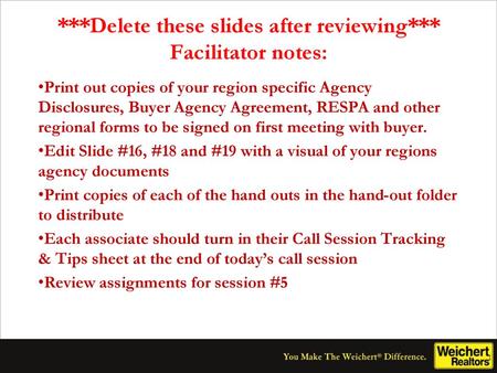 ***Delete these slides after reviewing*** Facilitator notes: