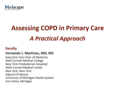 Assessing COPD in Primary Care