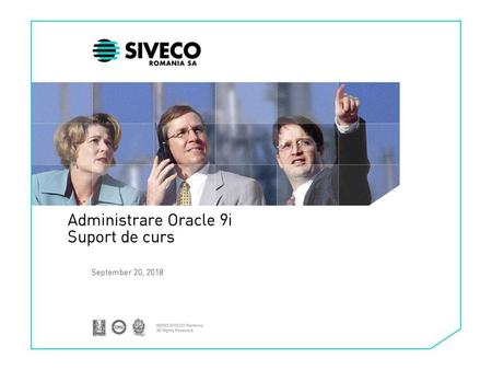Administrare Oracle 9i Suport de curs