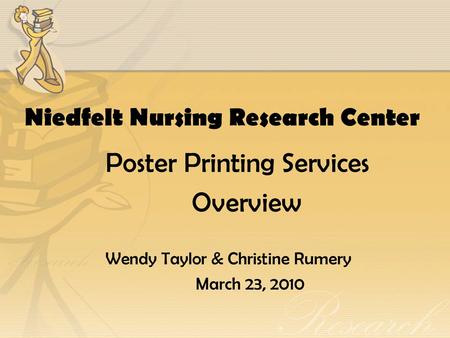Niedfelt Nursing Research Center