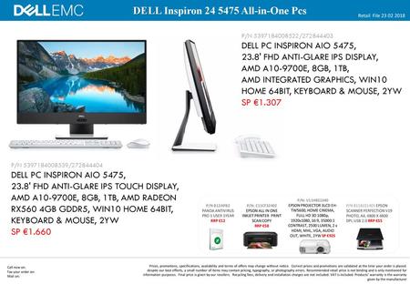 DELL Inspiron All-in-One Pcs