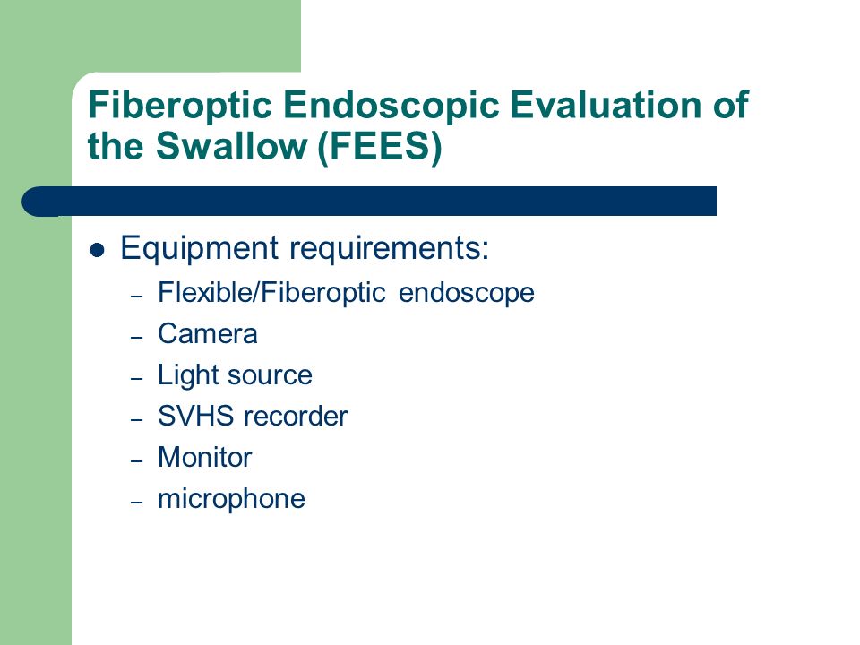 Fiberoptic Endoscopic Evaluation Of Swallow 61