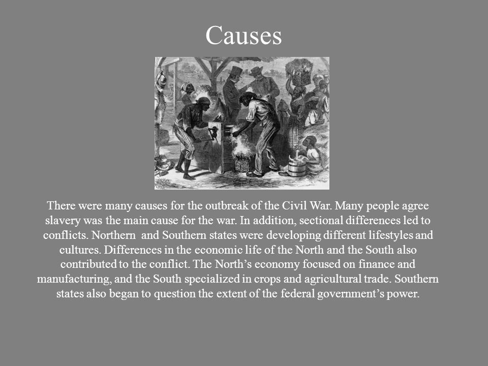 Causes of the Civil War: A Balanced Answer