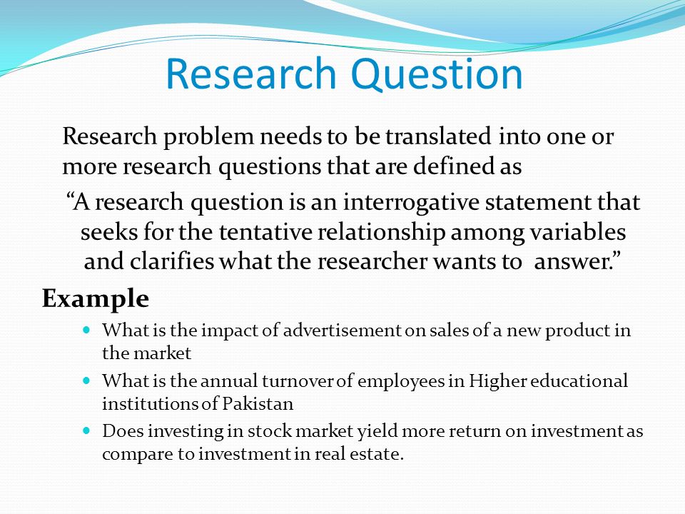action research problem statement examples