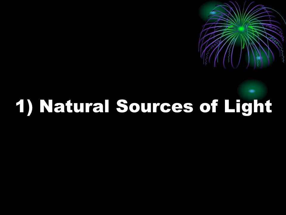 Sources Of Natural Light 47