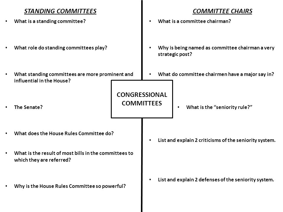 Congressional Committees - ppt video online download
