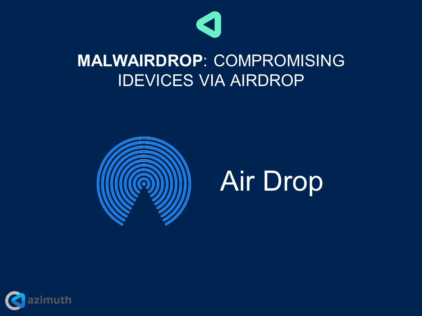 malwairdrop: compromising idevices via airdrop