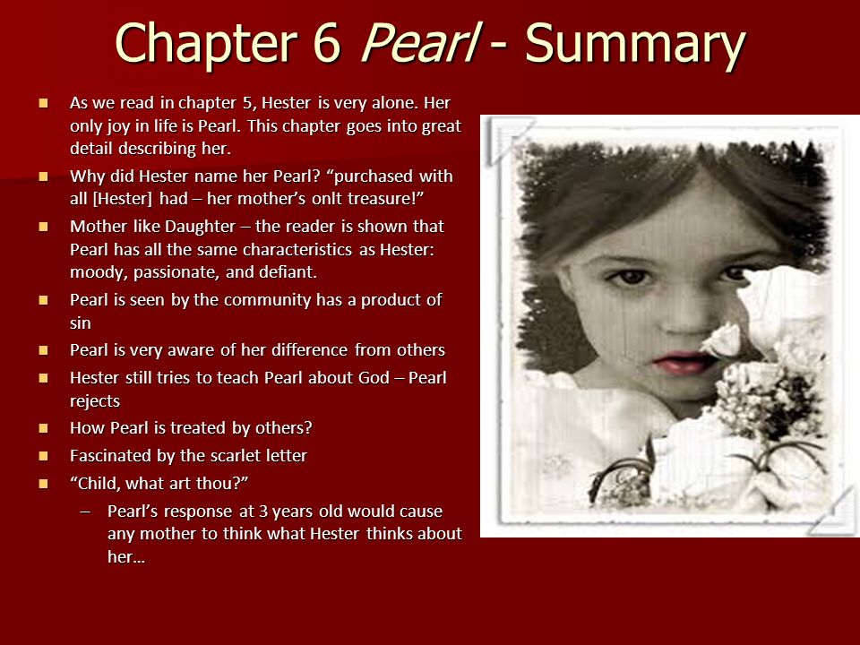 the pearl chapter 6 quiz