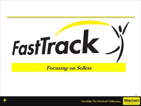 Focusing on Sellers Fast Track Facilitator Notes
