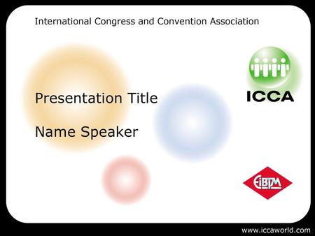 Presentation Title Name Speaker