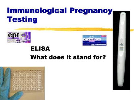 Immunological Pregnancy Testing
