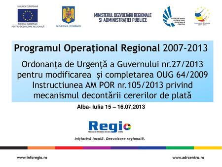 Programul Operaţional Regional
