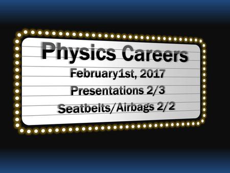 Physics Careers February1st, 2017