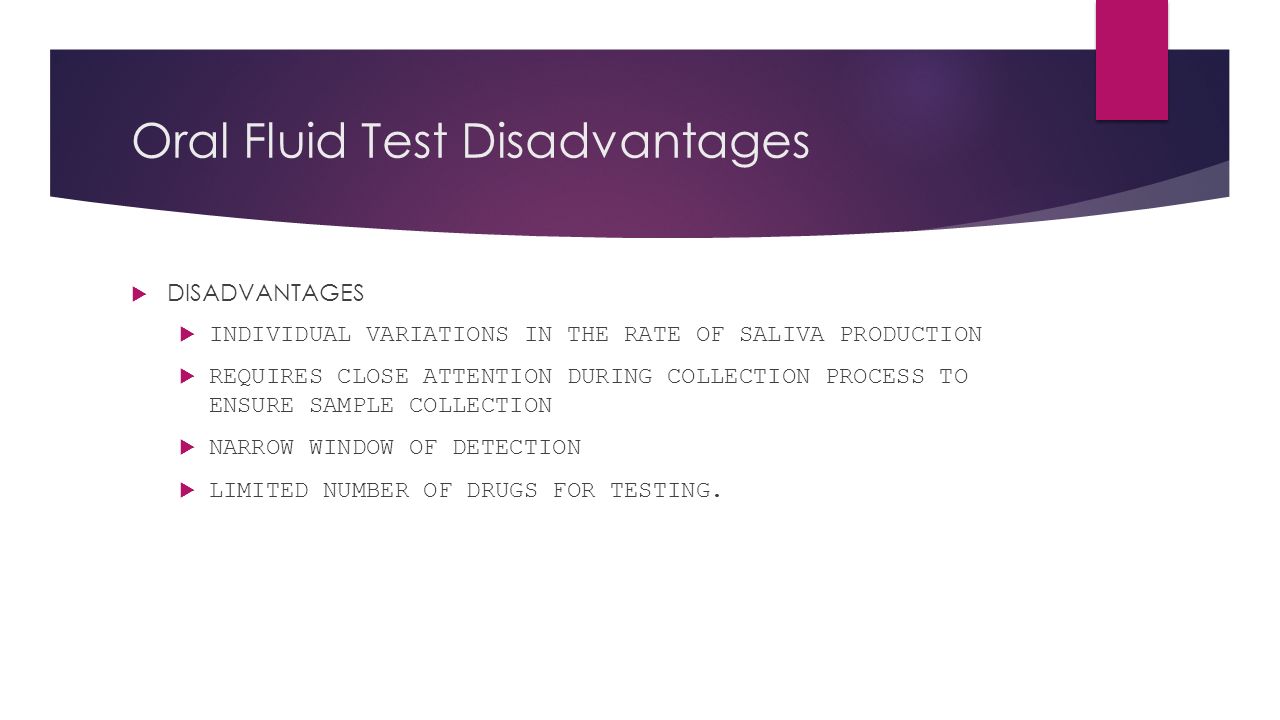 Oral Specimen Test 8