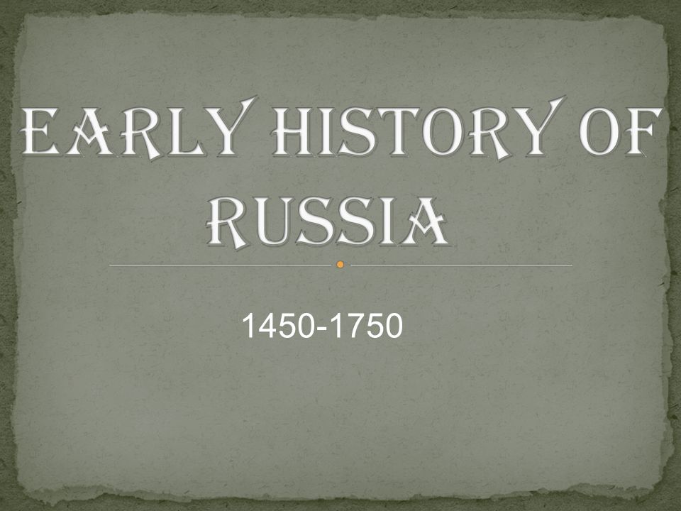 Russian History Early 53