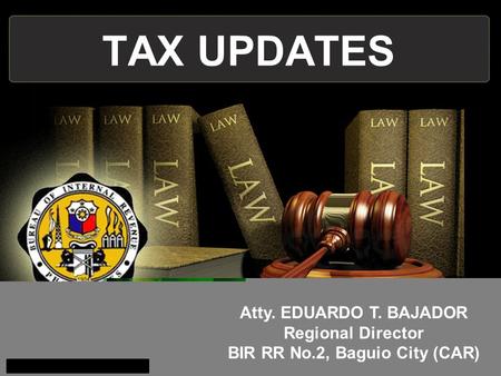 Regional Director BIR RR No.2, Baguio City (CAR)