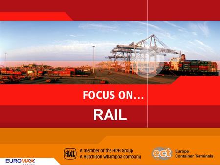 RAIL. Actual cargo closing Rail Content. Actual Cargo closing time rail ECT: Delta Terminal. Euromax Terminal  Time frame data proces.  Proces flowchart.