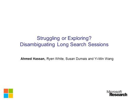 Struggling or Exploring? Disambiguating Long Search Sessions