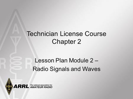 Technician License Course Chapter 2
