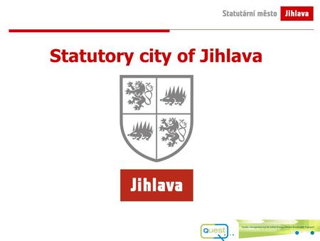 Statutory city of Jihlava. City location History.